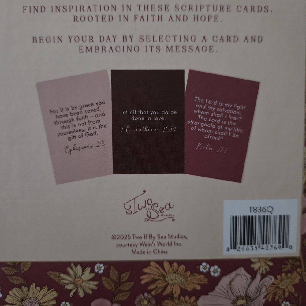 Floral Scripture Card Set for Inspiration - Picture 6 of 6